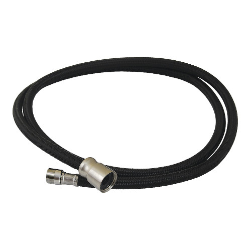 Kingston Brass 59-Inch Black Nylon Hose for Pull-Out Kitchen Faucet, Brushed Nickel - LSSPRHOSE598C