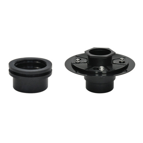 Kingston Brass Watercourse 2-Inch Shower Drain Base Flange, Black - BSFL02B