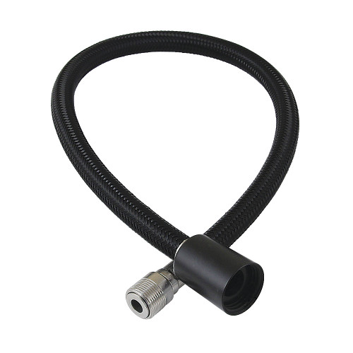 Kingston Brass 20" Braided Pull Down Kitchen Faucet Spray Hose, Matte Black - LSSPRHOSE200
