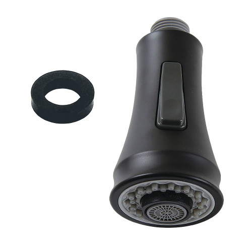 Kingston Brass Gourmet Scape 2-Function Pull-Down Kitchen Faucet Sprayer Head, Matte Black - KDH8810