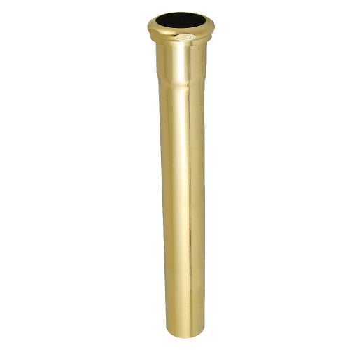 Kingston Brass Century 1-1/2" x 12" Brass Slip Joint Tailpiece Extension Tube, Polished Brass - EVP3002