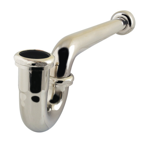 Kingston Brass 1-1/2" P-Trap with Box Flange, 13-1/16" Length, 18 Gauge, Polished Nickel - CC4126