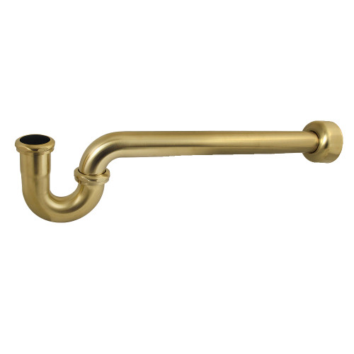 Kingston Brass 1-1/2" P-Trap with Box Flange, 24" Length, 18 Gauge, Brushed Brass - CC9127