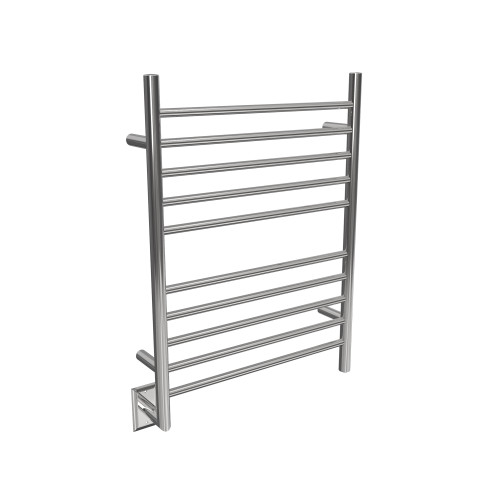 Amba RWH-SP-LEFT Radiant Hardwired + Plug-in Combo (Left Side) Straight 10 Bar Towel Warmer - Polished