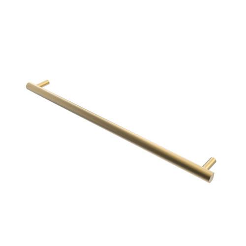 Amba i40RO.SB Modello i Round 40" Hardwired Single Bar Towel Warmer - 40" Long - 20 Watt - Satin Brass