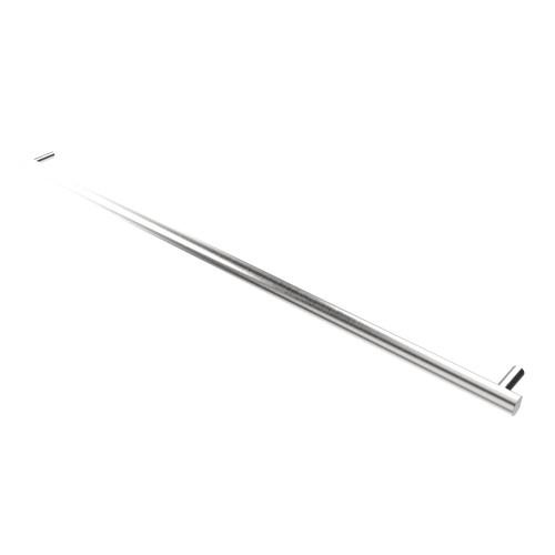 Amba Modello i Round 59" Hardwired Single Bar Towel Warmer - Brushed Stainless - 59" Long - 30 Watt - i59RO.B