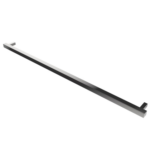 Amba i59SQ.P Modello i Square 59" Hardwired Single Bar Towel Warmer - Polished - 59" Long - 30 Watt