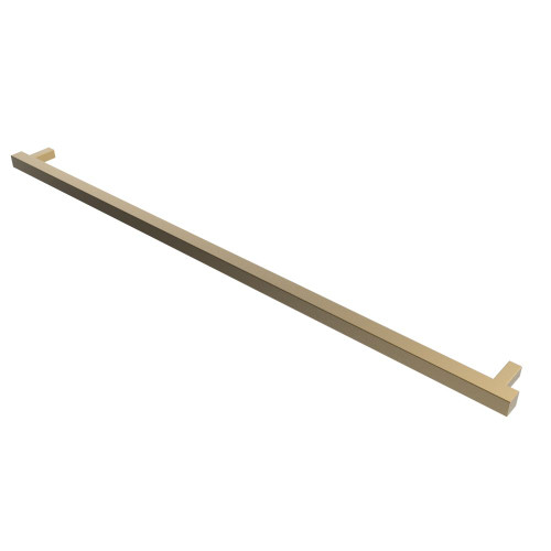 Amba i59SQ.SB Modello i Square 59" Hardwired Single Bar Towel Warmer - Satin Brass - 59" Long - 30 Watt