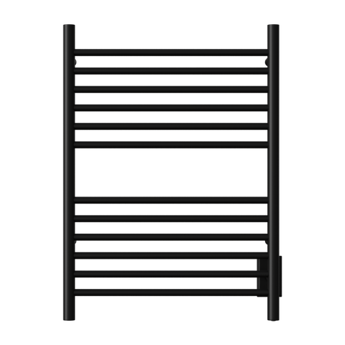 Amba Cape Model 2332 12 Straight Bar Hardwired Towel Warmer - Matte Black - Cape2332.2