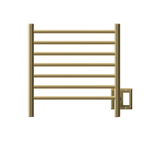 Amba Radiant Small Hardwired + Plug-in Combo 7 Bar Towel Warmer - Polished Gold - RWHS-SPG