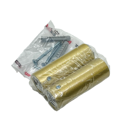 Amba Round Bracket Pack (qty2) for Antus, Sirio & Modello i in Satin Brass - AE-BPR2-SB