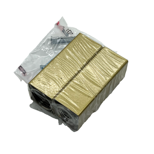 Amba AE-BPS2-SB Square Bracket Pack (qty2) for Quadro, Vega & Modello i in Satin Brass