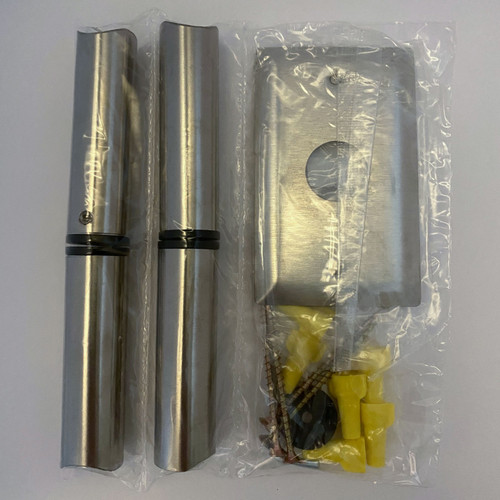 Amba Jeeves Bracket Pack Extra Short - Brushed Stainless - AJ-BPXS-B