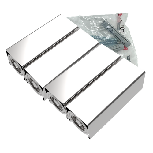 Amba AE-BPS4-P Square Bracket Pack (qty4) for Quadro, Vega & Modello i in Polished