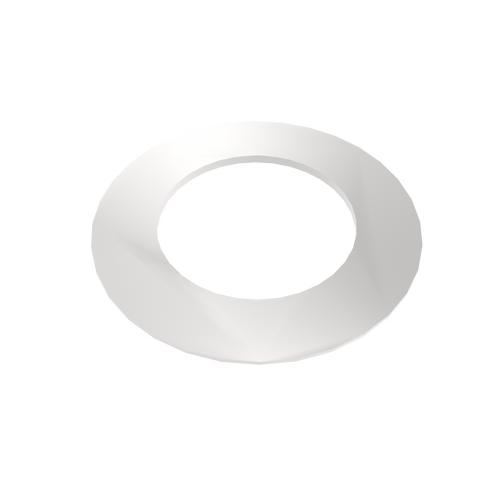 Amba AE-1R-B 1mm Round Spacer (qty. 2) for use with Antus or Sirio collections - Brushed