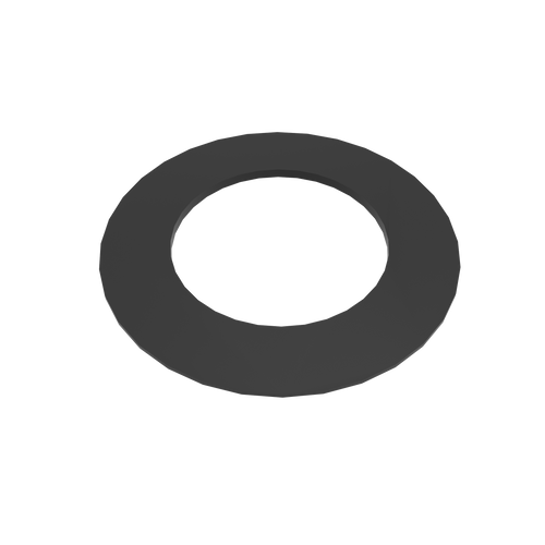 Amba AE-1R-MB 1mm Round Spacer (qty. 2) for use with Antus or Sirio collections - Matte Black