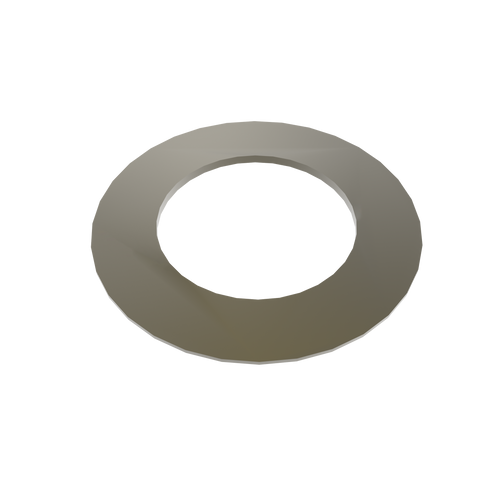 Amba AE-1R-BB 1mm Round Spacer (qty. 2) for use with Antus or Sirio collections - Brushed Bronze