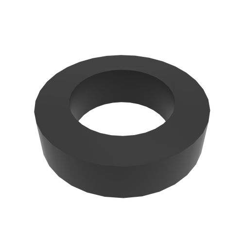 Amba AE-10R-MB 10mm Round Spacer (qty. 2) for use with Antus or Sirio collections - Matte Black