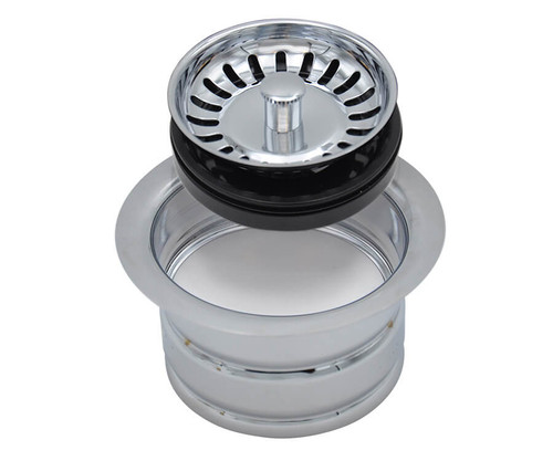 Mountain Plumbing Classic - Complete Stopper & Strainer Unit Waste Disposer Trim - Extended Flange - Bone - MT202/BNE