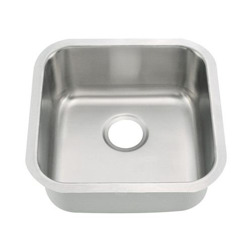 Oakland 18" X 18" Square Undermount Stainless Steel Single Bowl Kitchen Sink - KSU18188