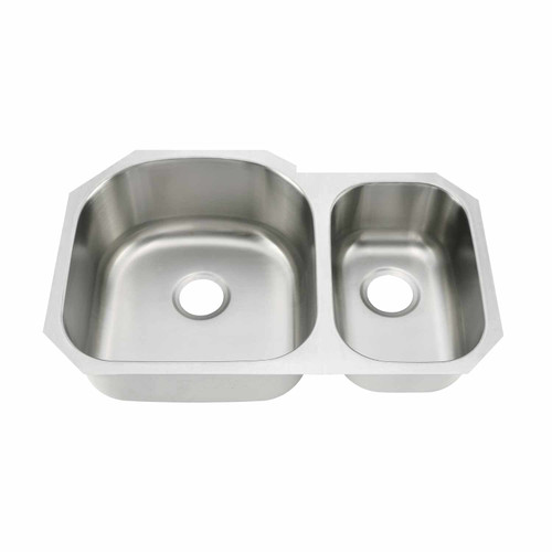 Oakland 31-1/4" X 20-1/2" Undermount Stainless Steel Double Bowl Kitchen Sink - KSU322197B