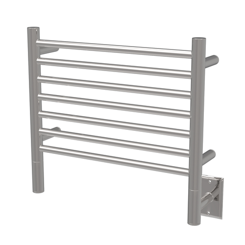 Amba Jeeves Model H Straight 24" Wide 7 Bar Hardwired Towel Warmer in Polished - HSP-24