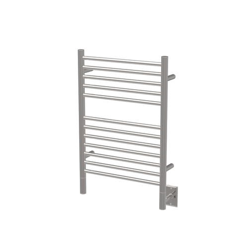 Amba Jeeves Model E Straight 24" Wide 12 Bar Hardwired Towel Warmer in Polished - ESP-24