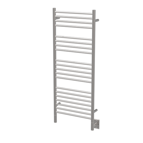 Amba Jeeves Model D Straight 16" Wide 20 Bar Hardwired Towel Warmer in Polished - DSP-16