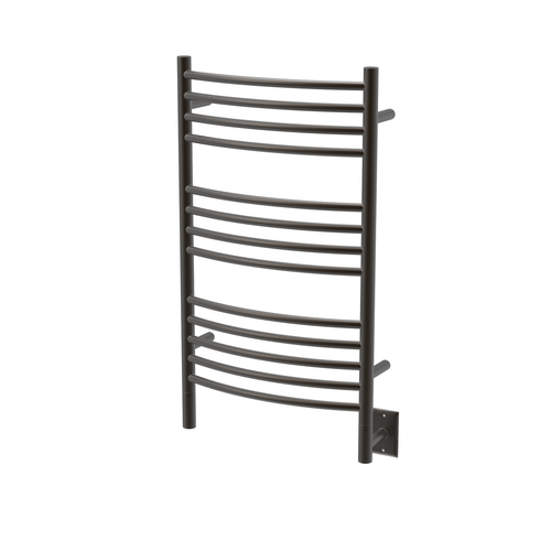 Amba Jeeves Model C Curved 24" Wide 13 Bar Hardwired Towel Warmer in Oil Rubbed Bronze - CCO-24