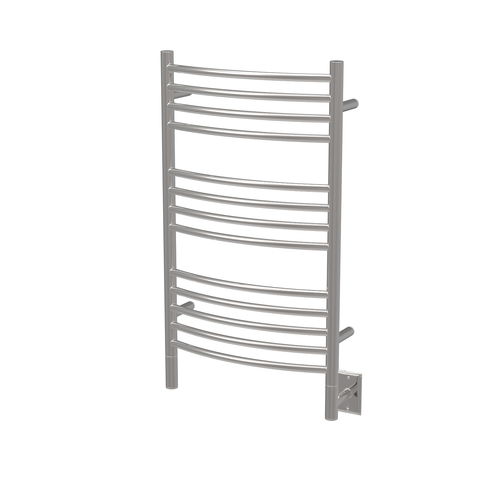 Amba Jeeves Model C Curved 24" Wide 13 Bar Hardwired Towel Warmer in Polished - CCP-24