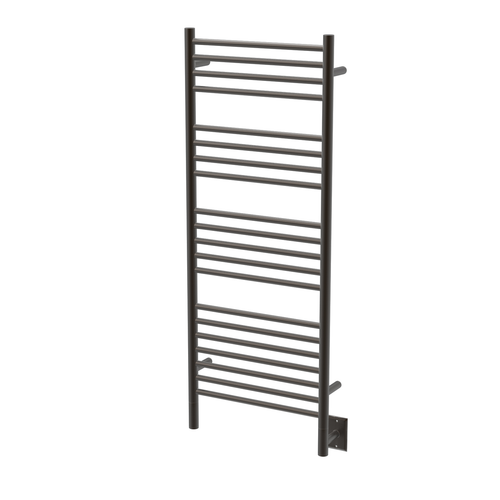Amba Jeeves Model D Straight 24" Wide 20 Bar Hardwired Towel Warmer in Oil Rubbed Bronze - DSO-24
