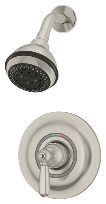 Symmons Allura Shower Faucet System Trim (Less Showerhead) - Satin Nickel - 4701STNL1TRM