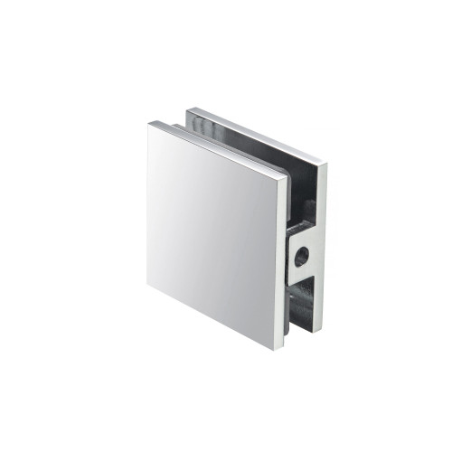 Flusso Hole In Glass Center Mount Glass Clamp in Chrome - 10.FGC.4003CP