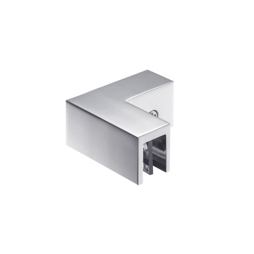 Flusso 90 Degree Glass to Glass Sleeve Over Clamp in Chrome - 10.GGC.4016CP