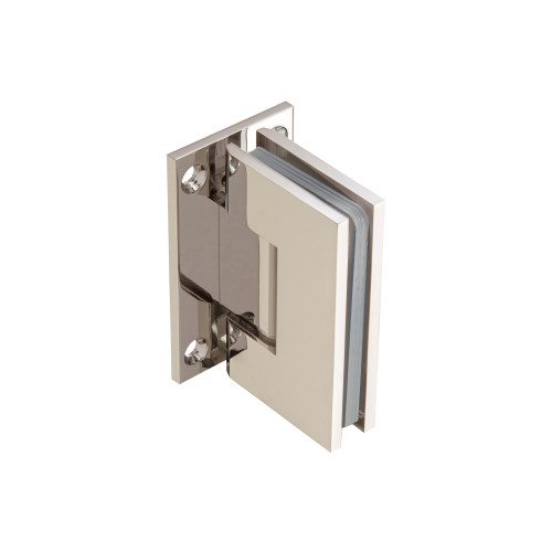 Flusso Wall To Glass Self Centering Shower Door Hinge in Polished Nickel PVD - 10.WGH.5006PN