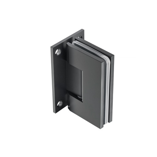 Flusso Wall To Glass Heavy Duty Self Centering Shower Door Hinge in Matte Black - 10.WGH.5016MB