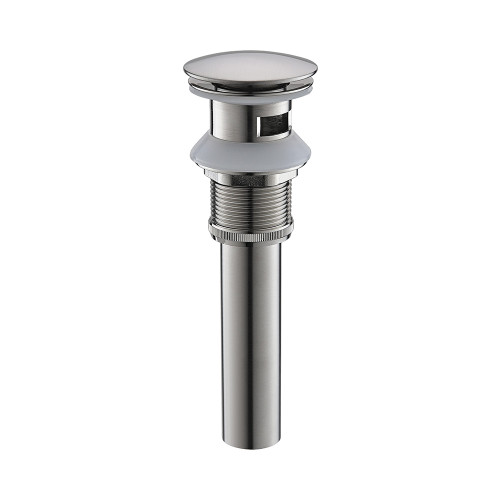 Oakland 1-1/2" X 7" Standard Push Style Pop-Up Drain with Overflow - KSPOP-03 Oakland 1-1/2" X 7" Standard Push Style Pop-Up Drain with Overflow - KSPOP-03