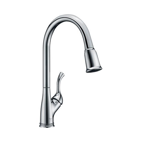 Oakland Single Handle Pull-Down Kitchen Faucet In Polished Chrome - KSK1117C