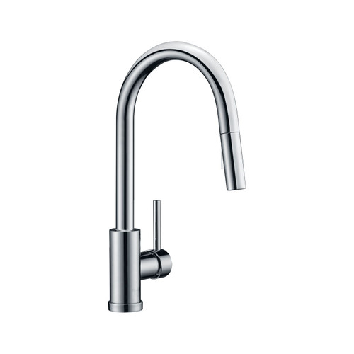 Oakland Single Handle Pull-down Kitchen Faucet In Polished Chrome - KSK1120C
