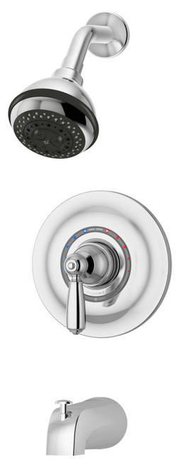 Symmons Allura Tub/Shower Faucet Trim - Chrome - 4702-TRM