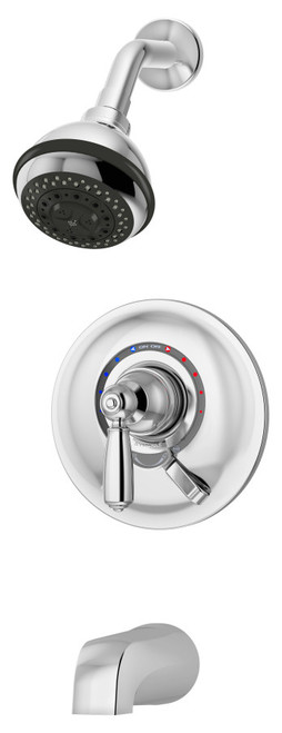 Symmons Allura Tub/Shower Faucet Trim - Chrome - S-4702-1.5-TRM