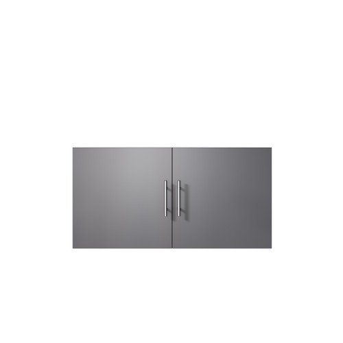 Lexora Geneva 36 in. W Dark Grey Wall Mount Bath Vanity Cabinet - LVG36SB000