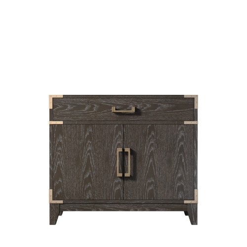 Lexora Laurel 36 inch W Brown Oak Vanity Cabinet - LVL36SK000