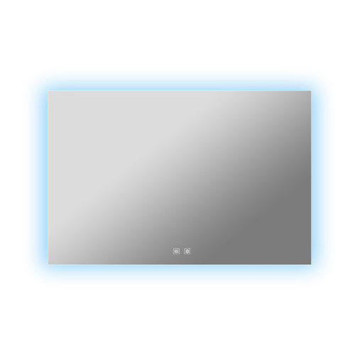 Lexora Vellum 40 in. W x 28 in. H LED Bathroom Vanity Cabinet Mirror - LLMVE4028