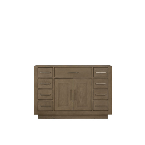 Lexora Abbey 48 inch W Grey Oak Vanity Cabinet - LVA48SR000