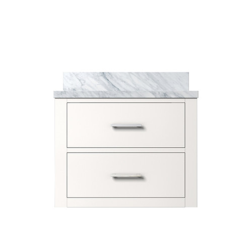 Lexora Castor 24 inch W x 18 in D White Single Bath Wall Hung Vanity Cabinet and Acrylic Top - LVC24SA500