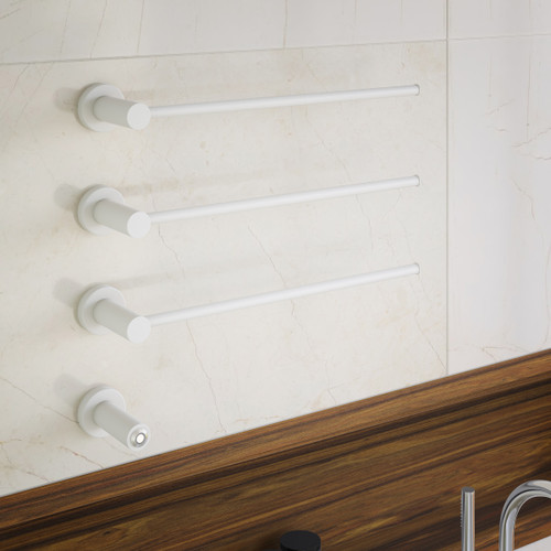 Swiss Madison SM-TW0901MW Claire 3-Bar Electric Towel Warmer in Matte White