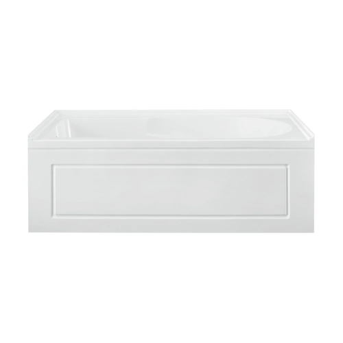 Swiss Madison SM-AB0202GW Concorde 60" x 30" Left-Hand Drain Alcove Bathtub with Apron and Armrest