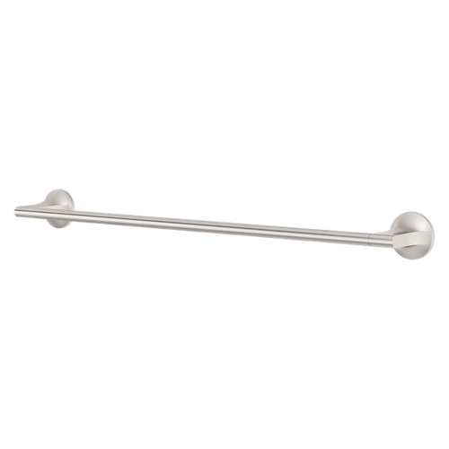 Price Pfister Pfirst Modern 24" Towel Bar, Spot Defense Brushed Nickel -  BTB-PFM2GS