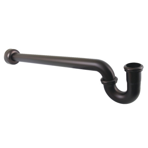 Kingston Brass 1-1/4" (or 1-1/2") x 1-1/2" P-Trap with Box Flange, 24" Length, 18 Gauge, Oil Rubbed Bronze - CC9245